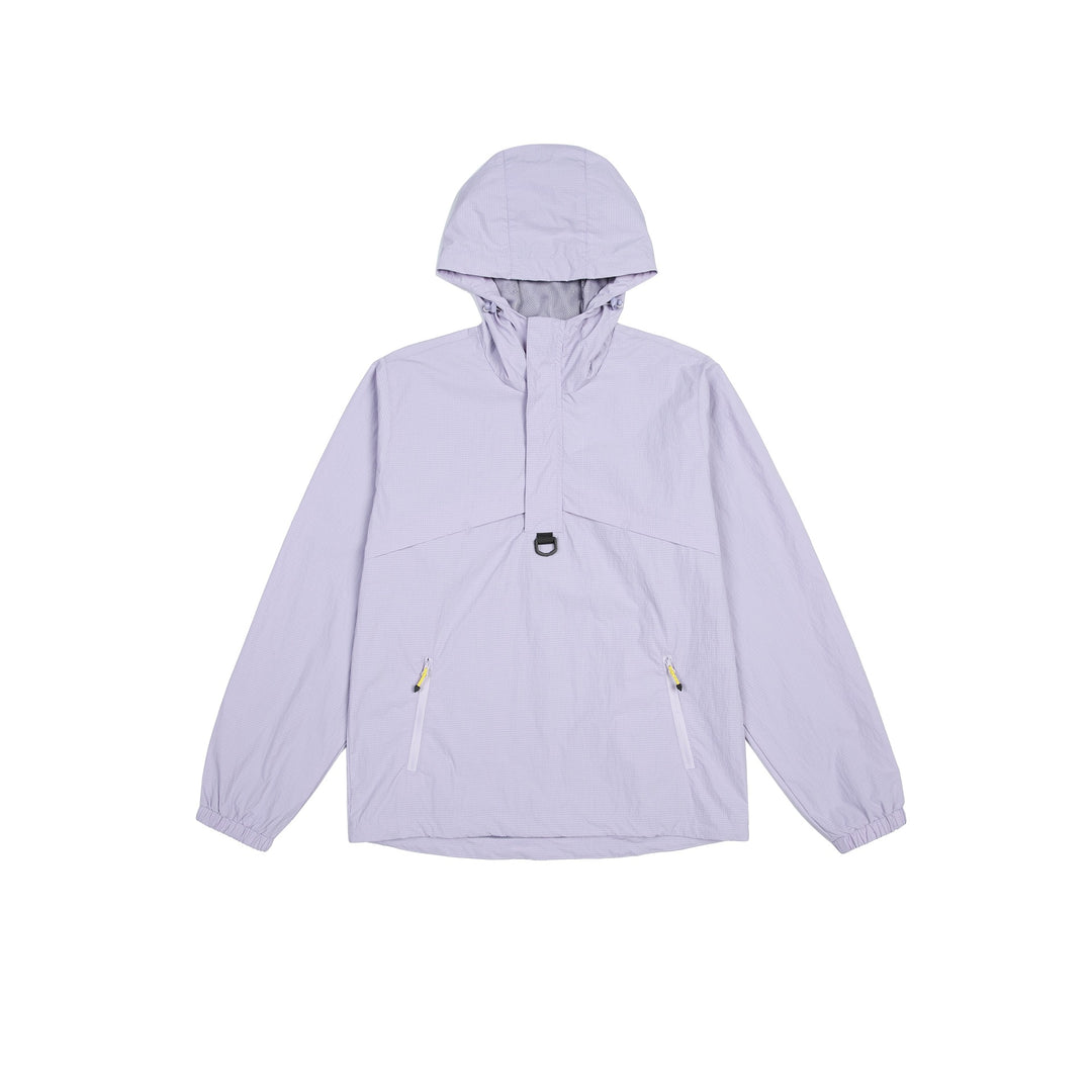 Herren Urbaner wasserabweisender Anorak-Pullover mit Kapuze und Fronttaschen Drune