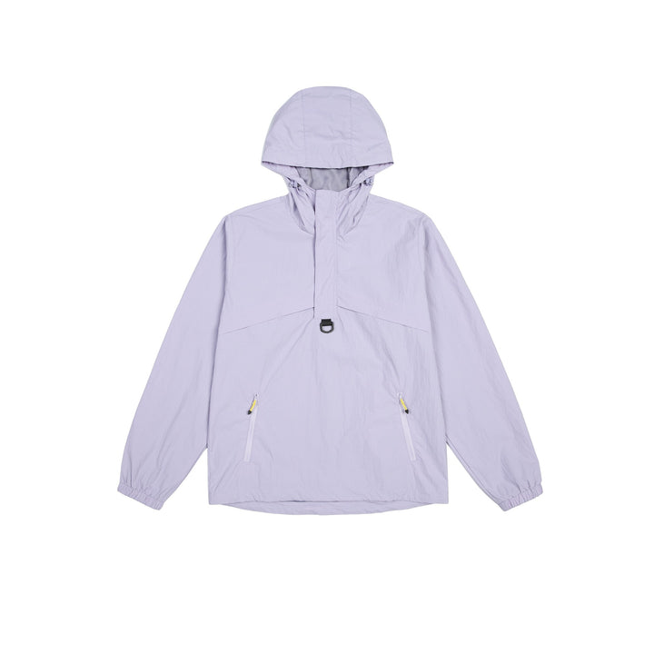 Herren Urbaner wasserabweisender Anorak-Pullover mit Kapuze und Fronttaschen Drune