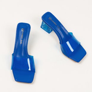 Damen Slingback Absatzschuhe mit modernem Design und elegantem Glanz Drune