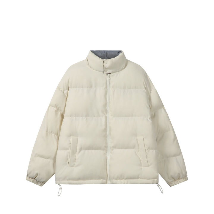 Damen Wattierte Boxy-Steppjacke mit hohem Stehkragen Drune