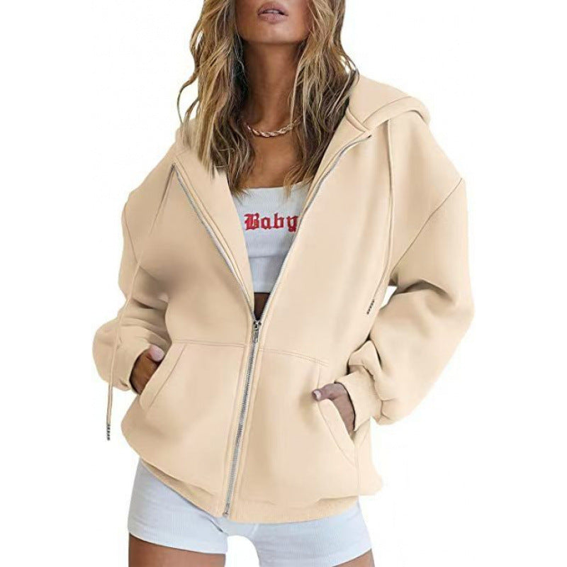 Damen Oversized Kapuzenjacke Drune
