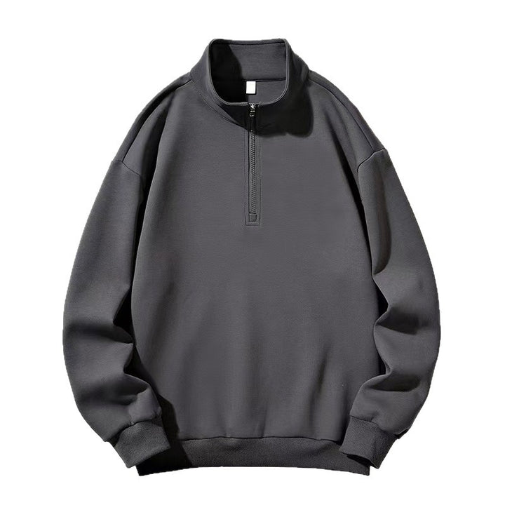 Unisex nan Halbzip-Sweatshirt mit Stehkragen und oversized Schnitt Drune