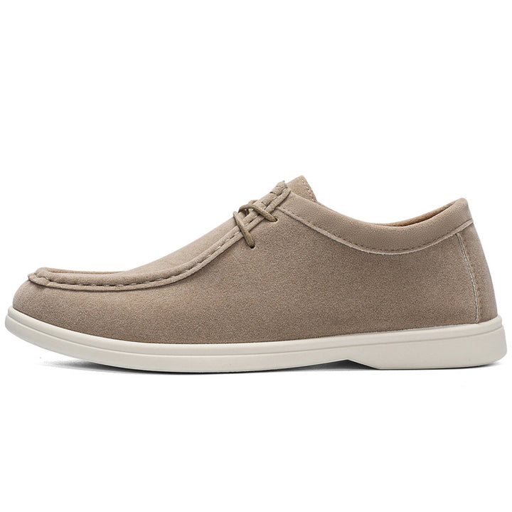 Herren Flexible Freizeitschuhe aus Veloursleder