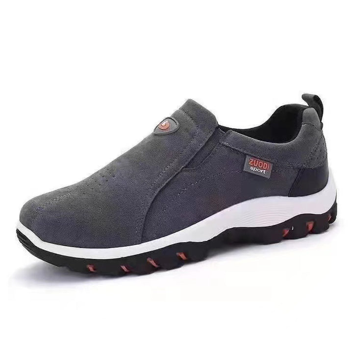Herren dezenten wasserabweisenden Wildleder-Slipper mit griffiger Outdoor-Laufsohle Drune
