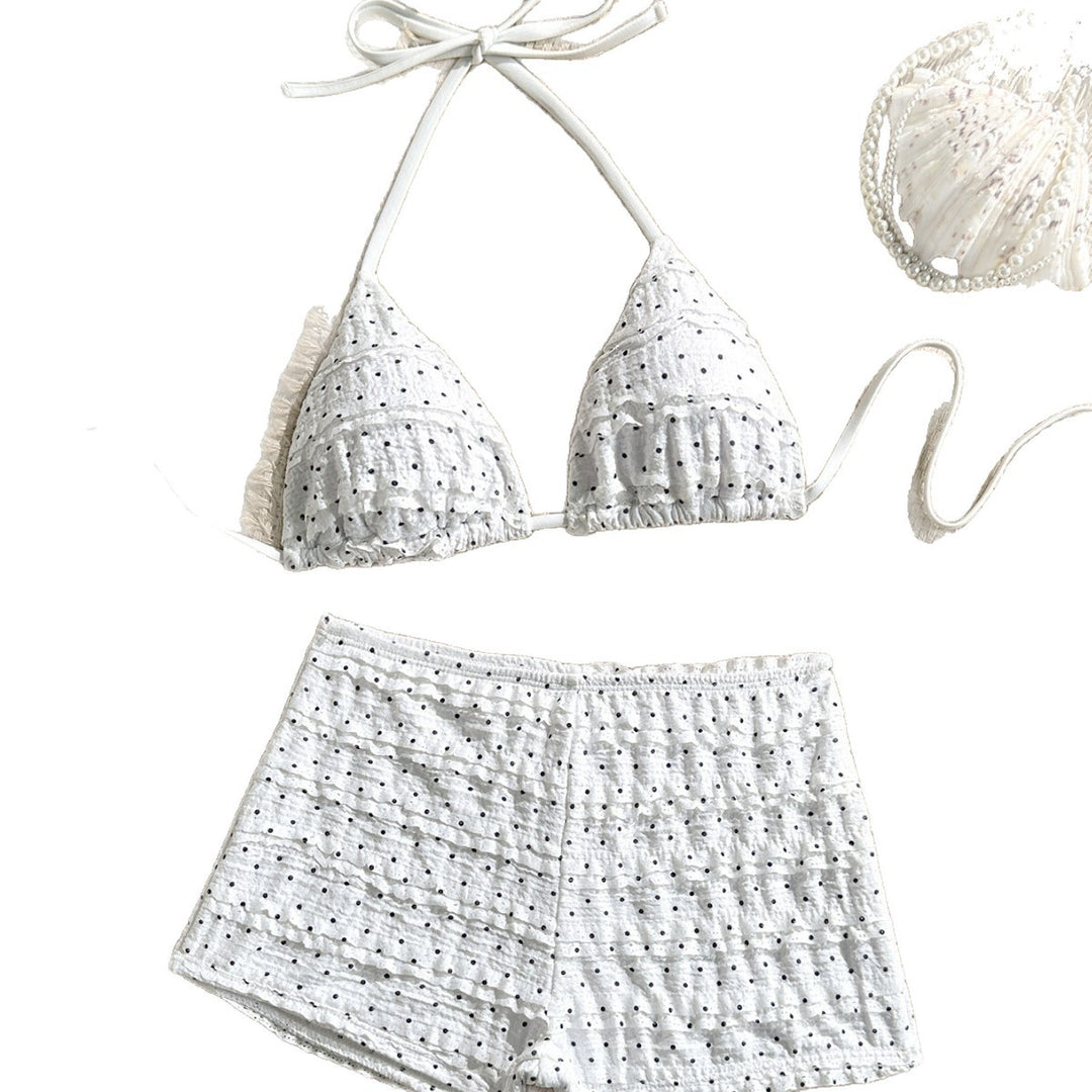 Damen Triangel-Bikini mit hohen Shorts Drune