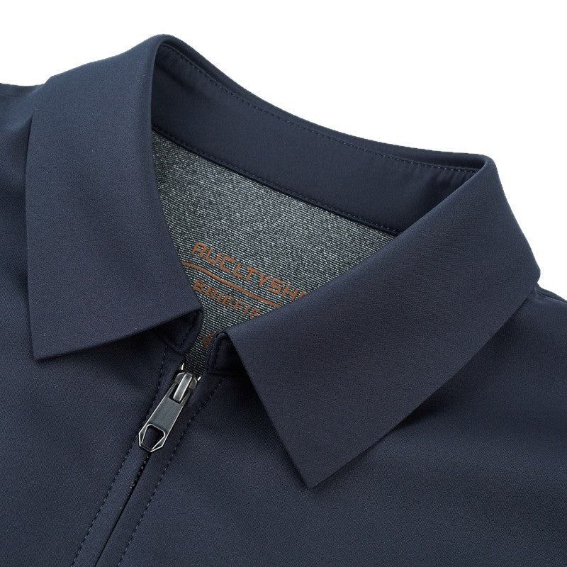 Herren modische Jacke mit innovativem Reißverschluss und elastischen Details Drune
