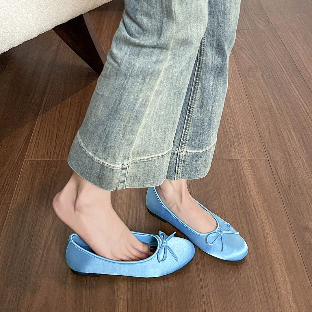 Damen Ballerinas mit schickem Schleifenakzent und komfortablem Fußbett Drune