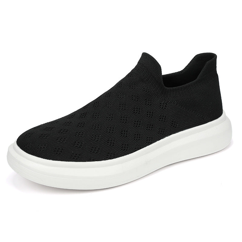 Unisex nan leichter Strick-Slipper mit perforierter Atmungsstruktur und dämpfender Leichtsohle Drune