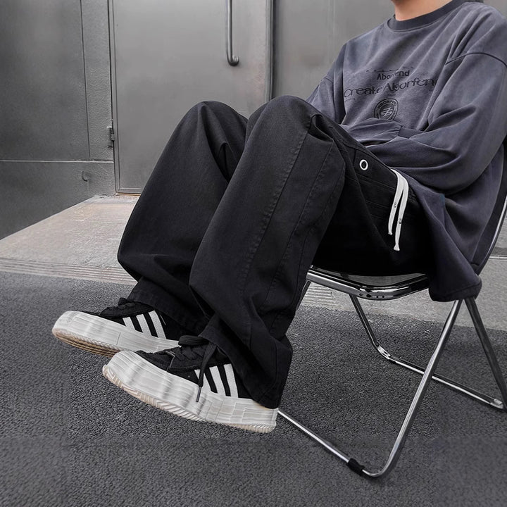 Herren Lässige weite Jogginghose Drune