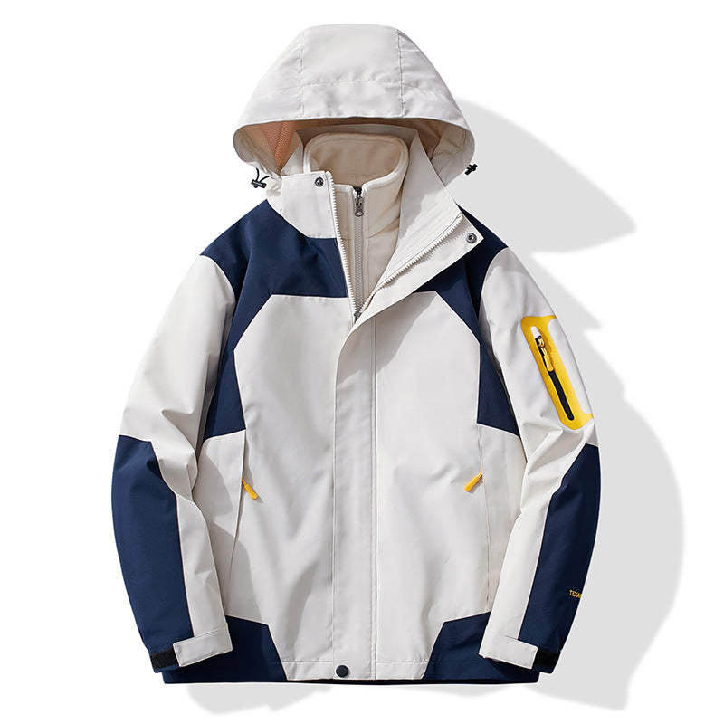 Damen Multifunktionale Trekking-Softshelljacke mit herausnehmbarer Fleece‑Innenlage und Kapuze Drune