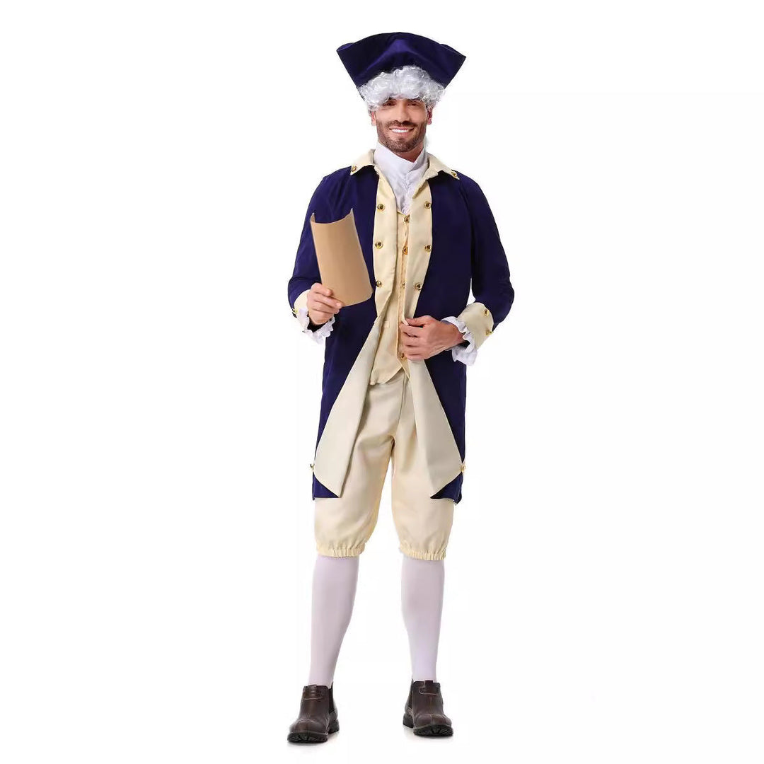 Unisex Historisches Kostüm mit eleganten Details Drune