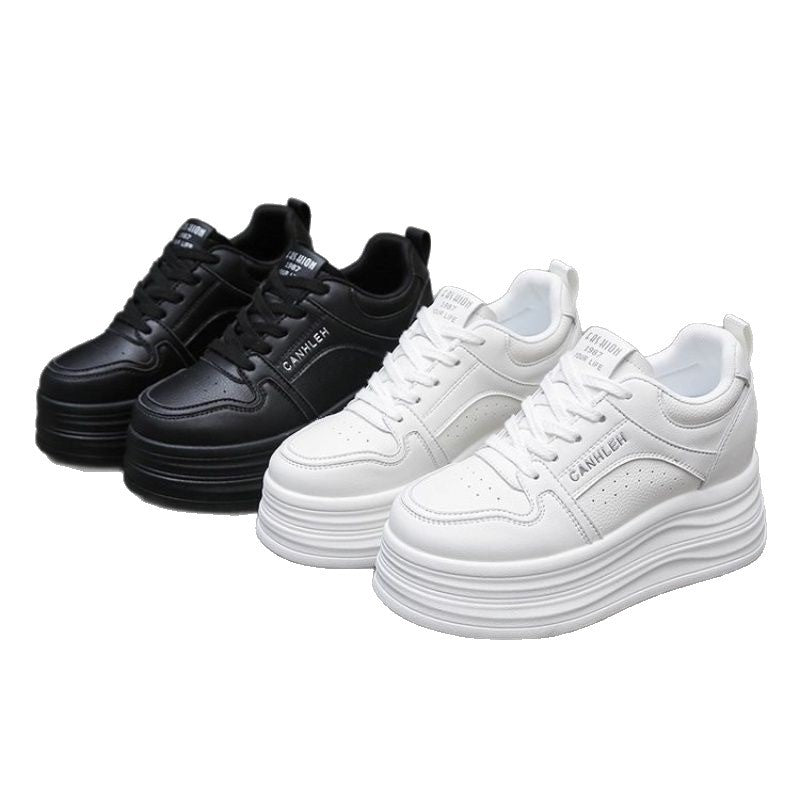 Damen modische Plateau Sneakers Drune
