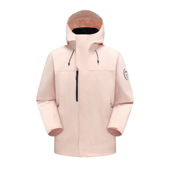 Unisex Wetterschutz-Parka mit verschweißten Nähten und verstellbarer Kapuze Drune