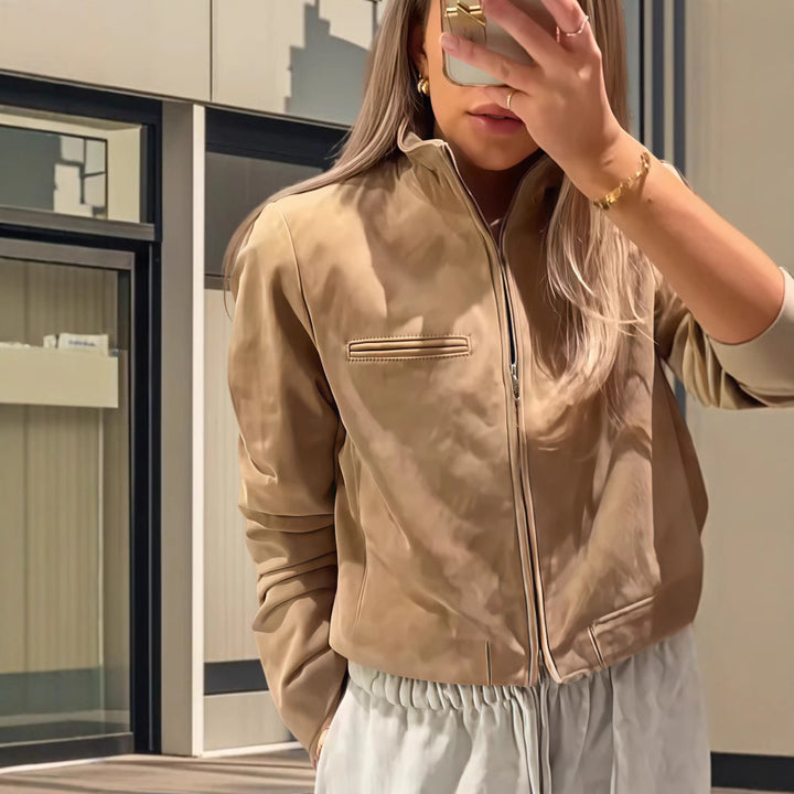 Damen Lässige Kurzjacke im modischen Stil Drune
