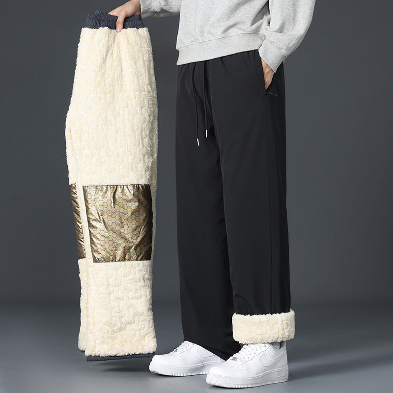 Herren Sportliche Outdoor-Hose mit Fleece-Innenfutter