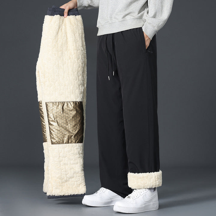 Herren Sportliche Outdoor-Hose mit Fleece-Innenfutter