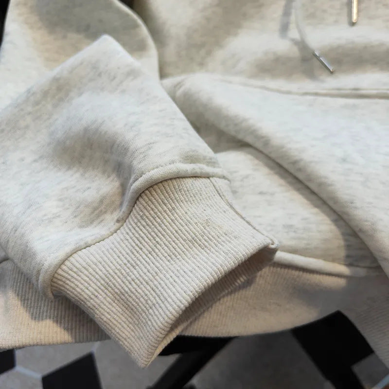 Damen Kapuzenpullover mit trendigem Schriftzug Drune