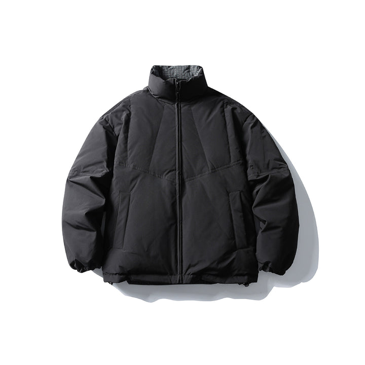Herren Gesteppte Thermo-Isolationsjacke mit hohem Stehkragen Drune