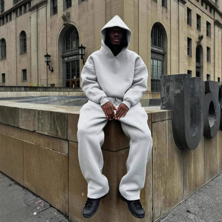 Herren Oversized Hoodie-Anzug mit modernem Design und komfortablem Schnitt Drune