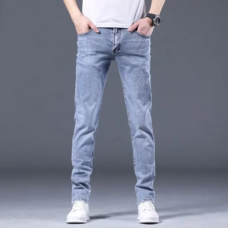 Herren Slim-Fit Jeans im lässigen Vintage-Design Drune