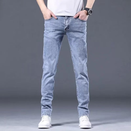 Herren Slim-Fit Jeans im lässigen Vintage-Design Drune