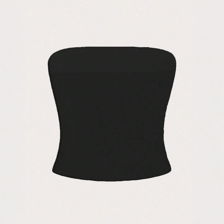 Damen Bandeau-Top mit floralem Design Drune