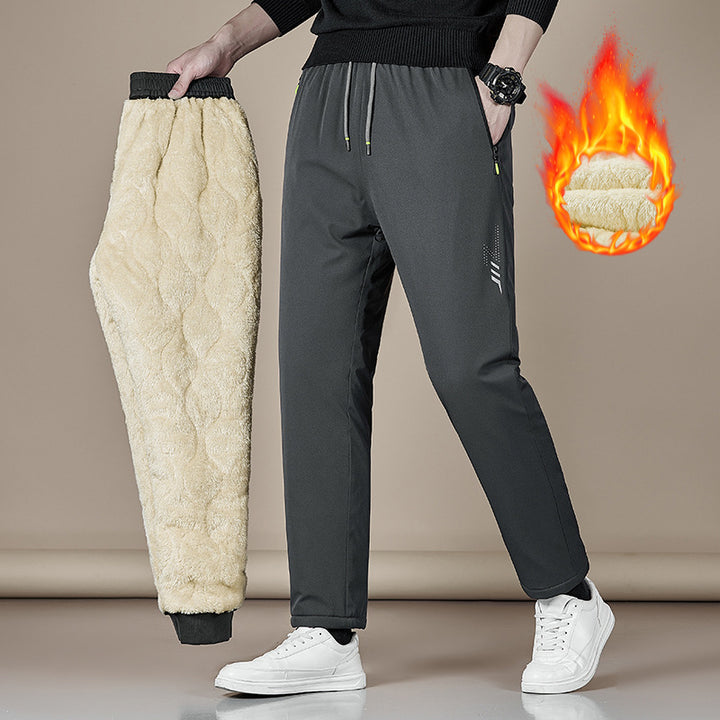 Herren winddichte Softshellhose mit herausnehmbarer Sherpa-Innenfütterung Drune