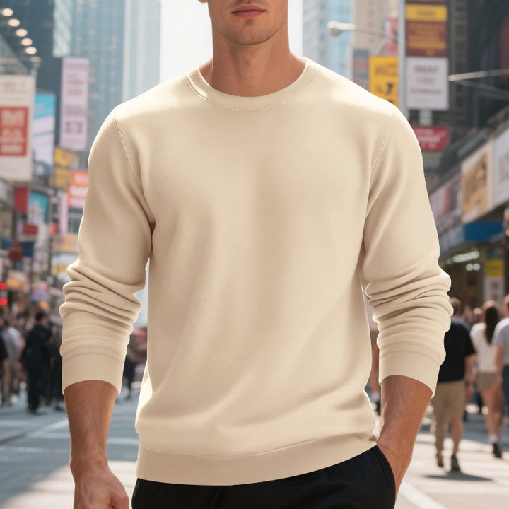 Herren Sweatshirt mit Rundhalsausschnitt Drune