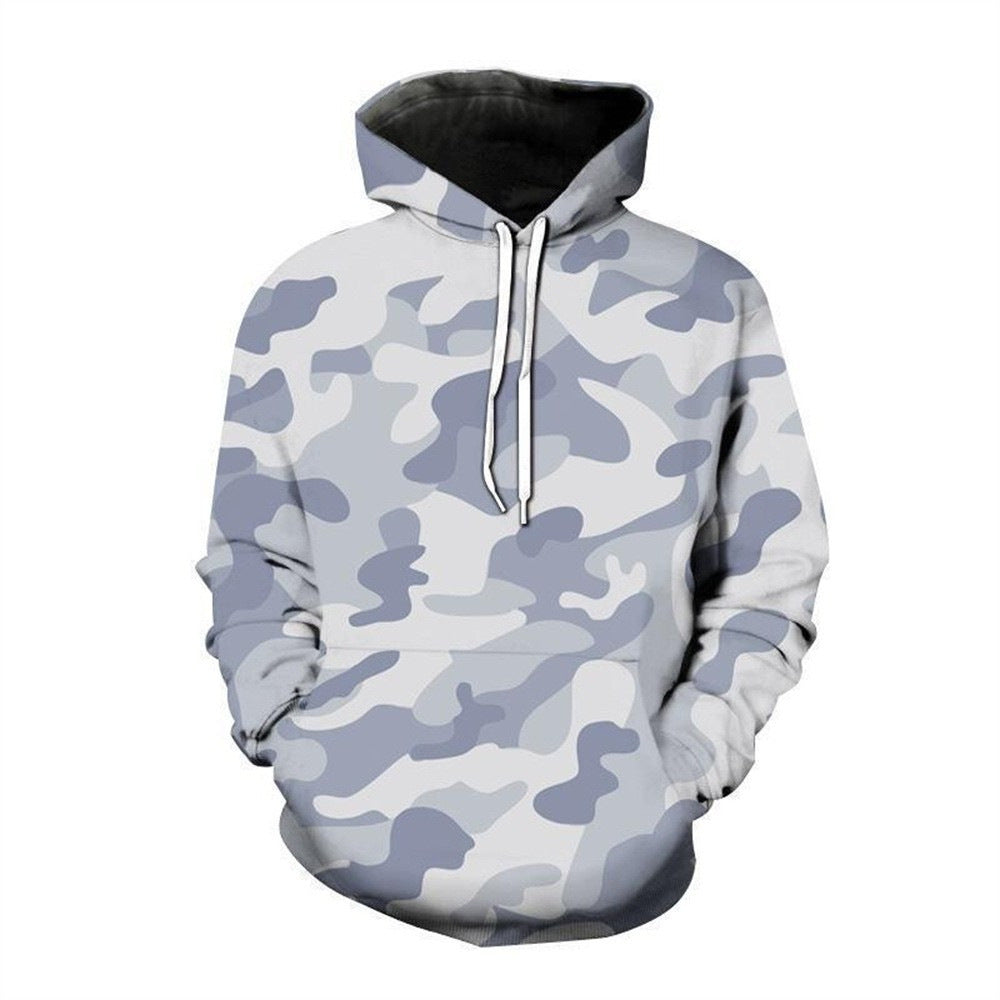 Damen Kapuzenpullover mit modernem Camouflage-Muster Drune
