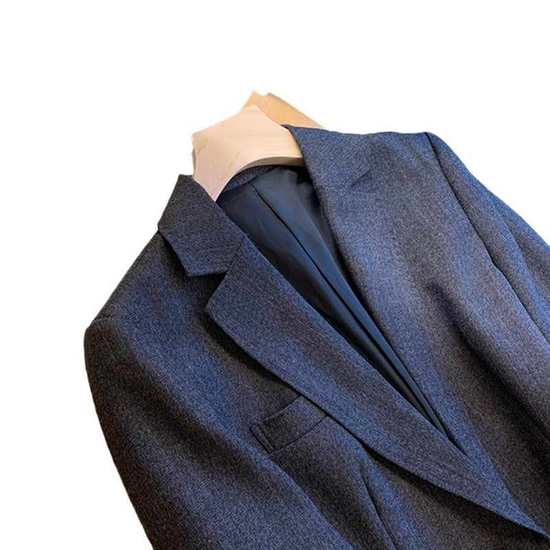 Damen elegante Blazerjacke aus hochwertigem Stoff Drune
