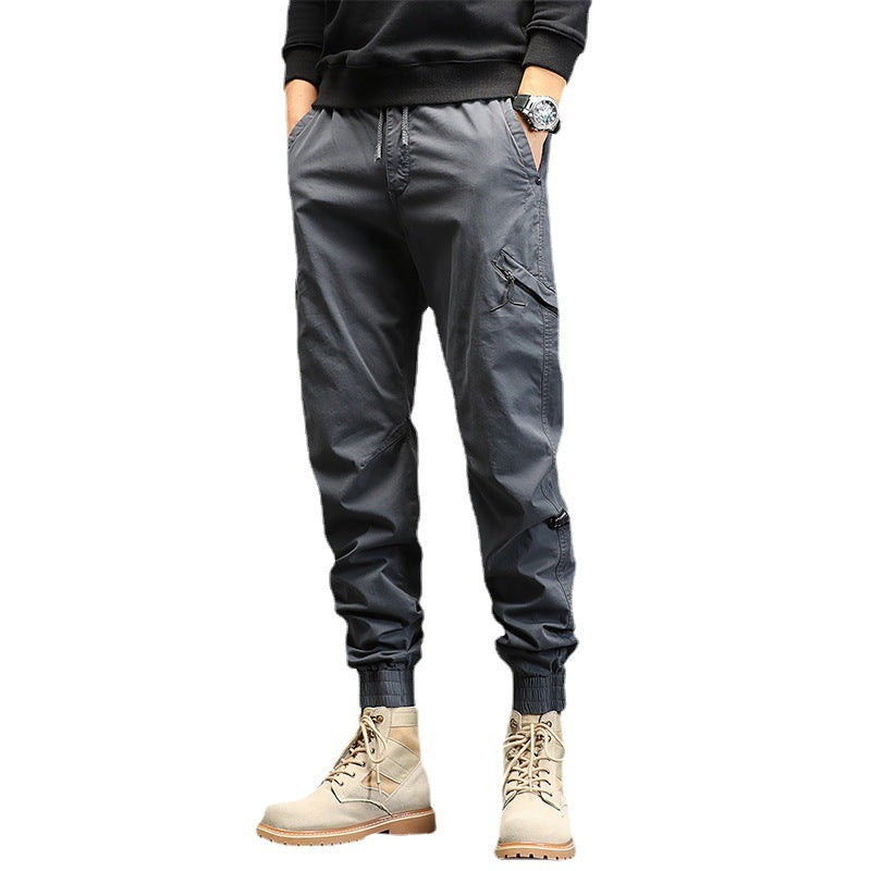 Herren Technische Cargo-Jogginghose mit Bündchen und Multifunktionstaschen Drune
