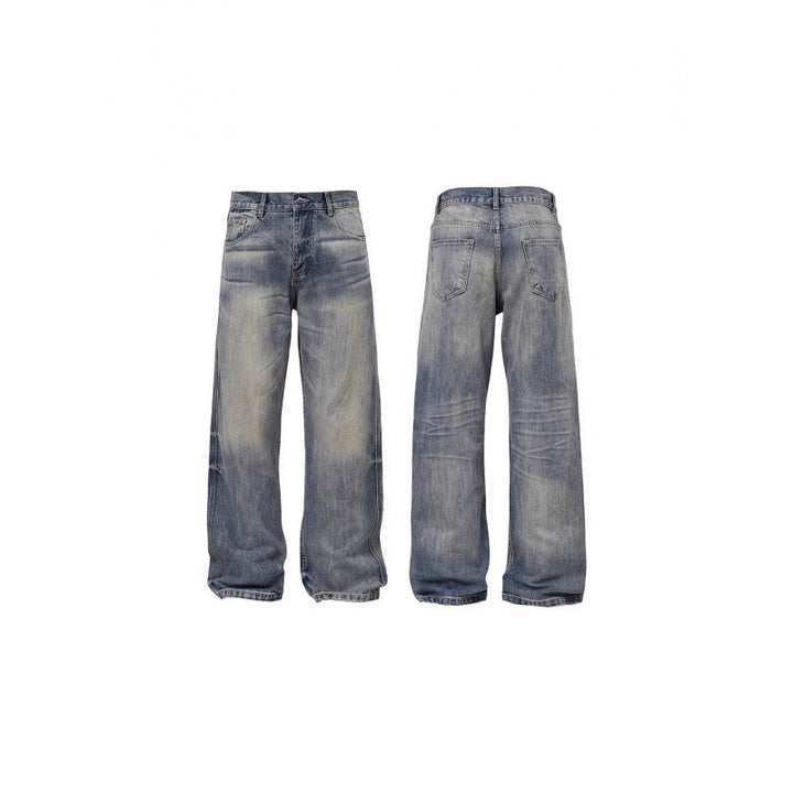 Damen Weit geschnittene Vintage Denim-Jeans Drune