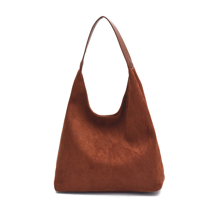 Damen Soft Suede Hobo Tasche Drune