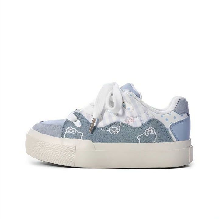 Damen Sportliche Sneakers mit niedlichen tierischen Applikationen und weicher Sohle Drune