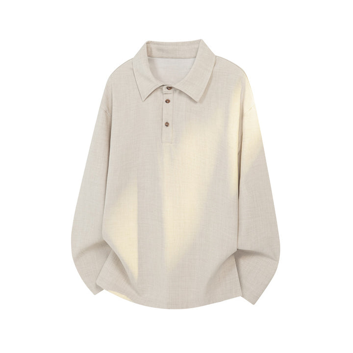 Damen Modisches Langarm-Polohemd Drune