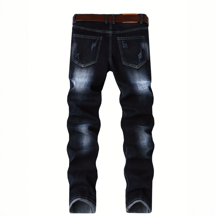 Herren Elegante Slim-Fit Jeans mit modischen Waschungseffekten Drune