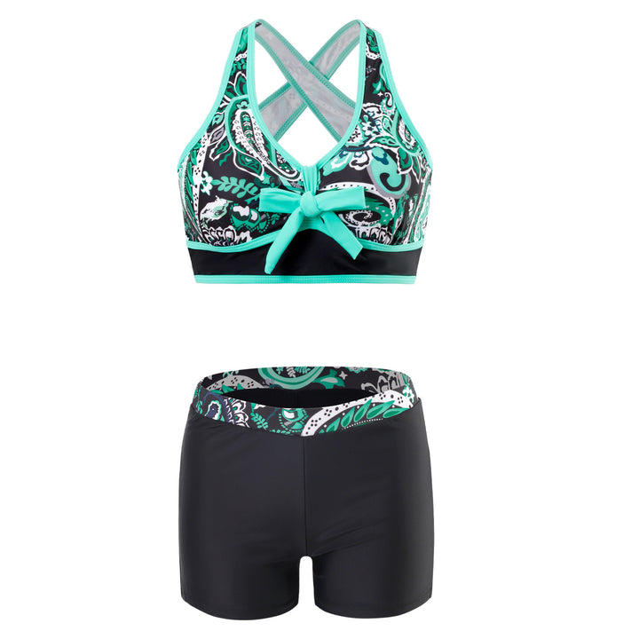 Damen Sportlicher Badeanzug mit innovativem Kreuzträgerdesign Drune