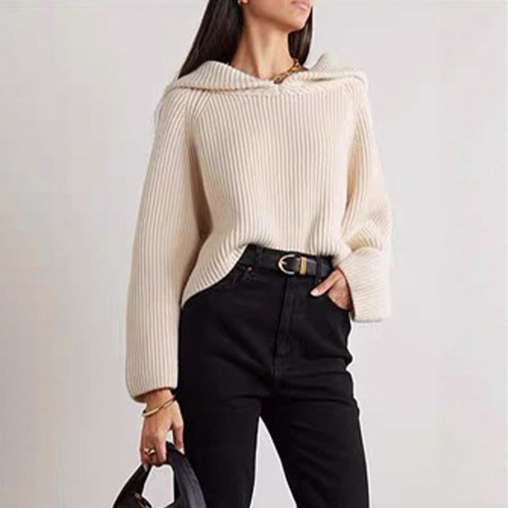 Damen Kapuzensweater im lässigen Ripp-Design Drune