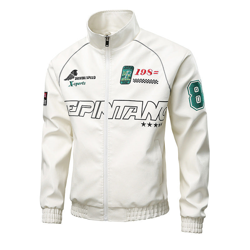 Herren Modische Sportjacke mit Steppdetails Drune