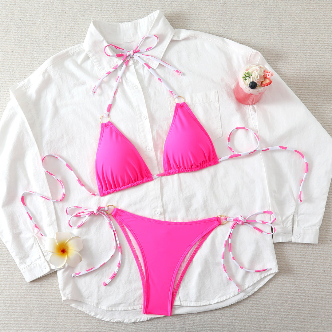 Damen Triangel-Bikini mit verstellbaren Bändern Drune