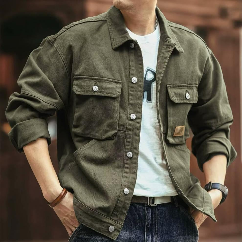 Herren Utility Jacke im klassischen Stil Drune