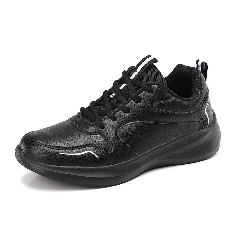 Unisex nan minimalistischer Kunstleder-Sneaker mit ergonomischer EVA-Zwischensohle und Zuglasche Drune