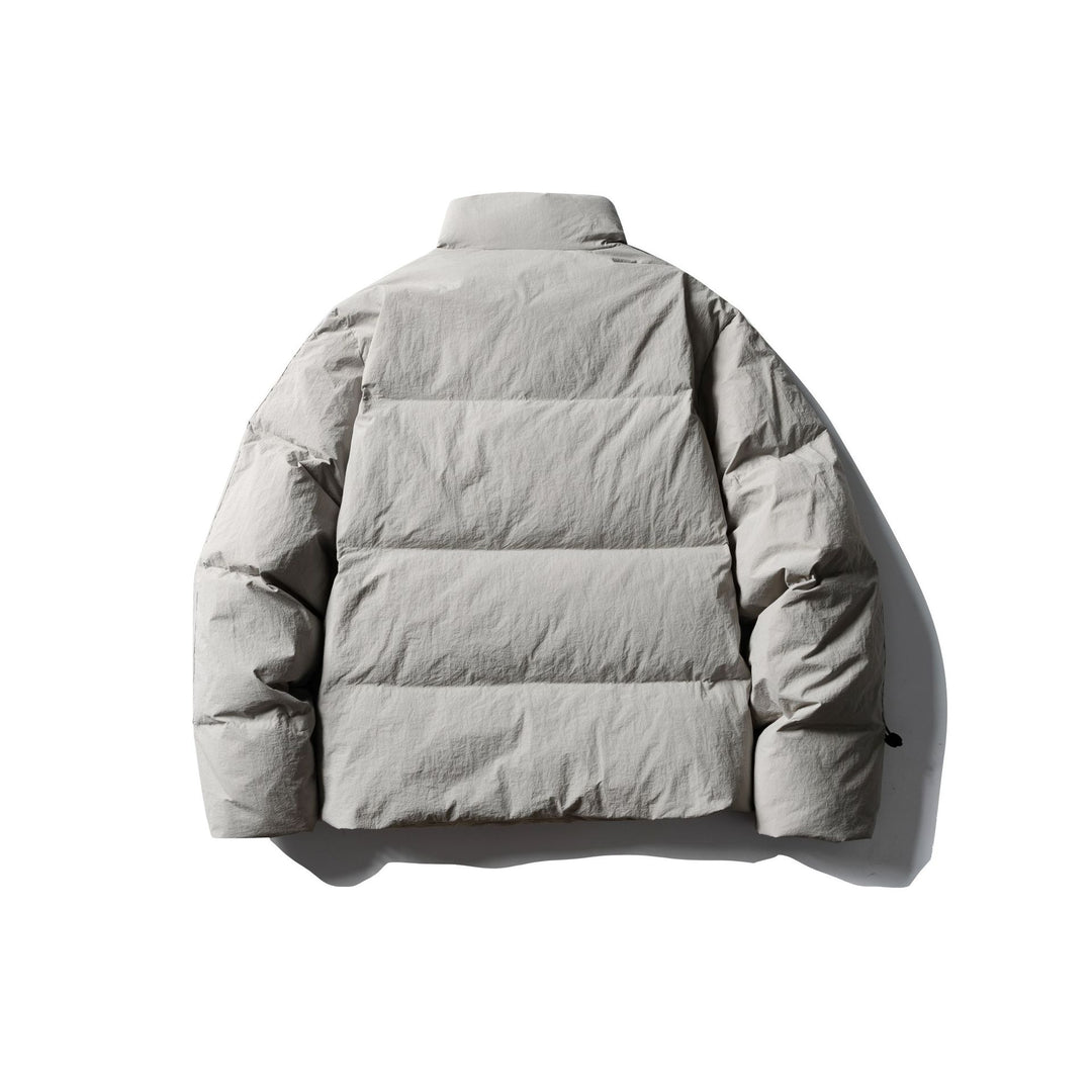 Herren Kurzer Boxy-Puffer mit wattiertem Kissenkragen und winddichter Außenhülle Drune