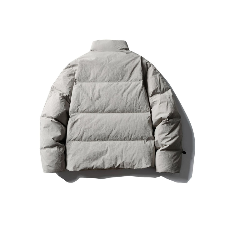 Herren Kurzer Boxy-Puffer mit wattiertem Kissenkragen und winddichter Außenhülle Drune