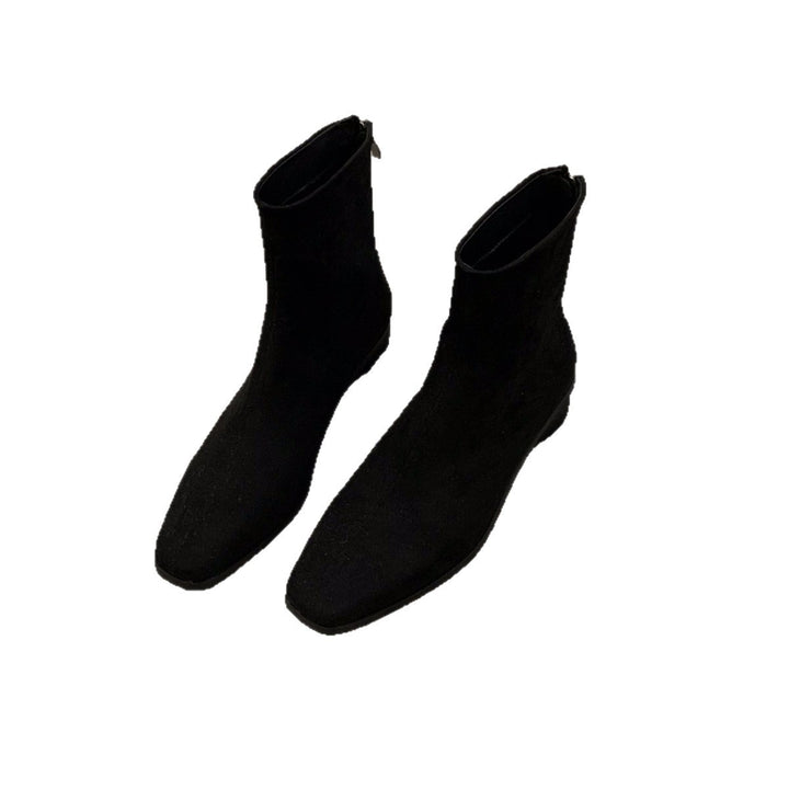 Damen Elegante Ankle-Boots aus Kunstleder Drune