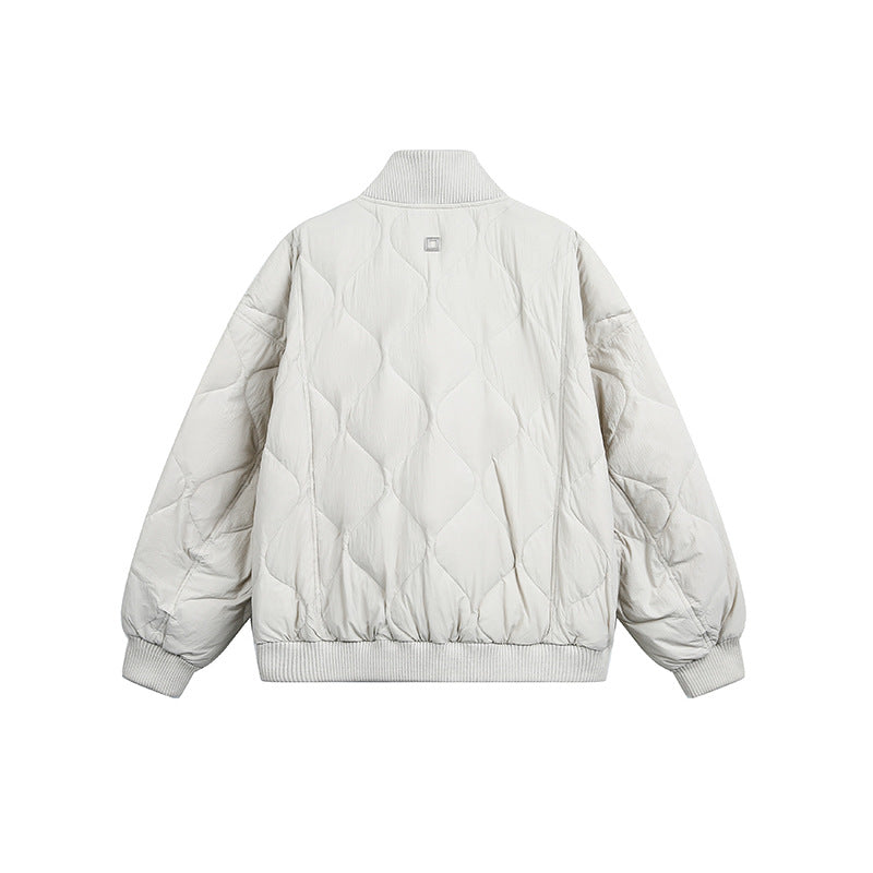 Damen Gesteppte Kurzblousonjacke mit Stehkragen und elastischem Saum Drune