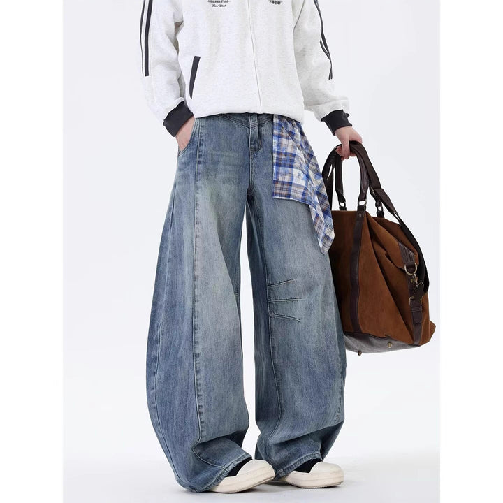 Damen Urbaner Baggy-Jeans Drune