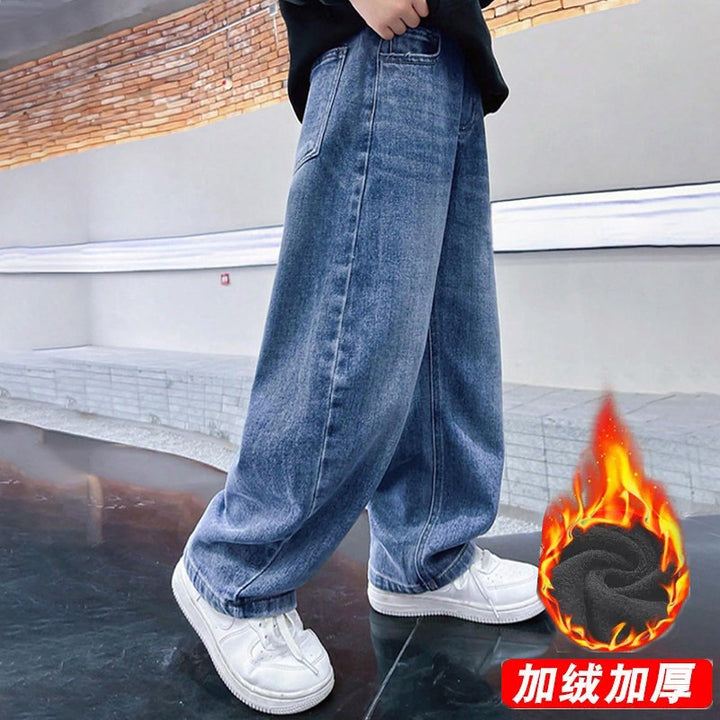 Herren weite Denim-Jeans mit lässiger Passform Drune