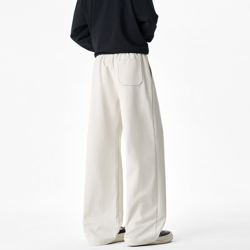 Damen Elegante Hochtaillierte Stoffhose Drune
