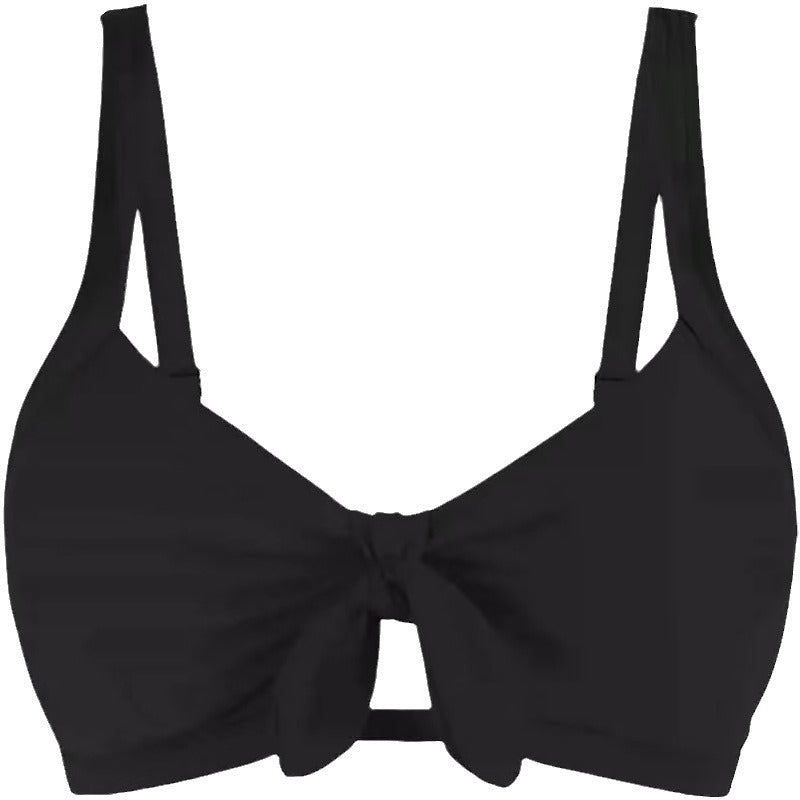 Damen Sportliches Bikinioberteil mit modischem Knotendetail Drune